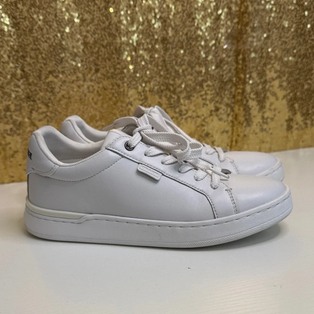 Coach Lowline White Sneakers - Picture 2 of 10